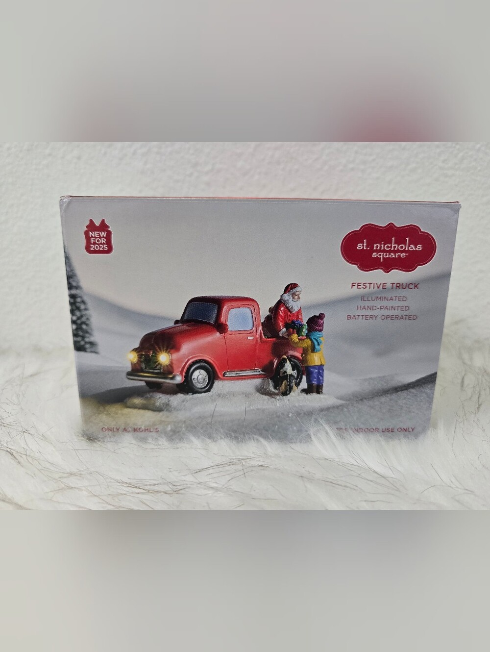 St. Nicholas Square Festive Truck Santa